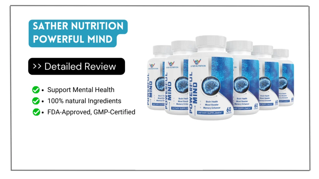 Sather Nutrition Powerful Mind Reviews