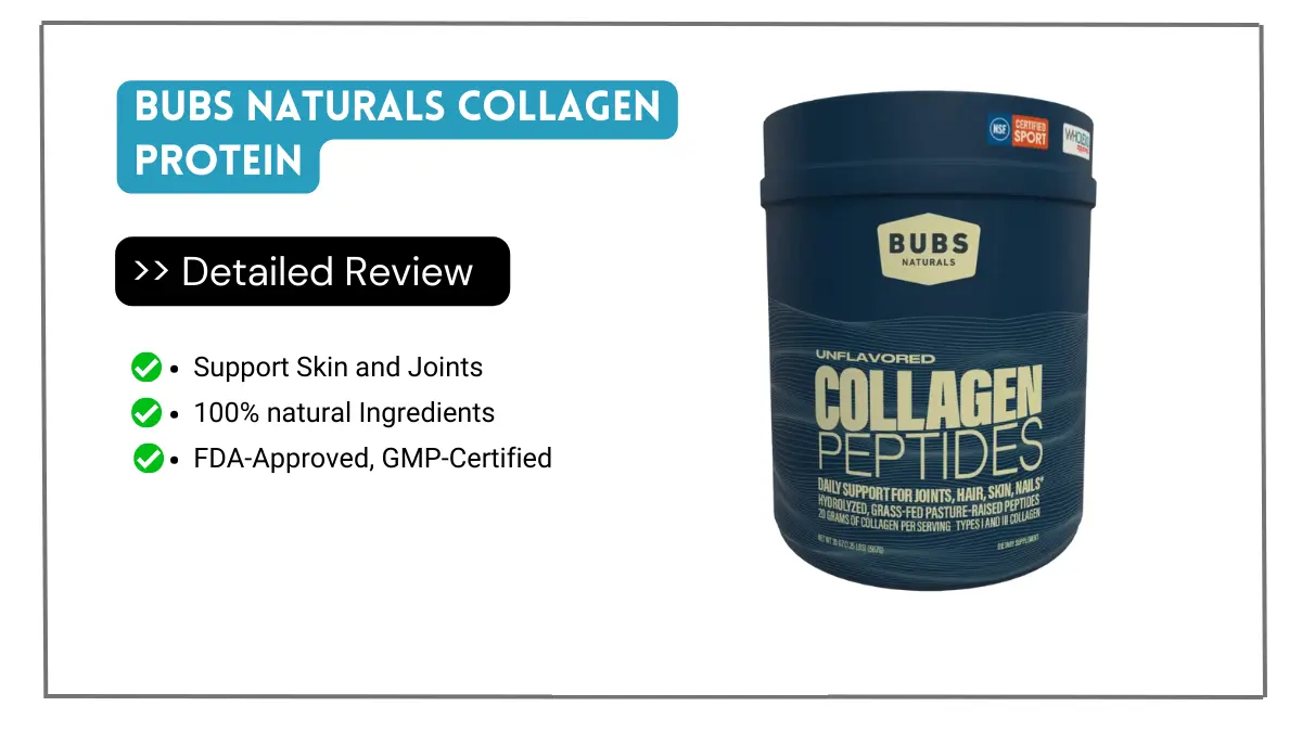 BUBS Naturals Collagen Protein Reviews